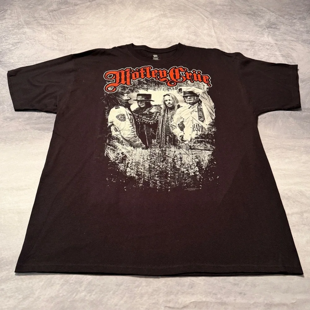 Motley Crue concert tshirt black NWOT size‎ 2XL